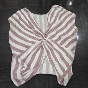 Striped Crop Top Size Medium